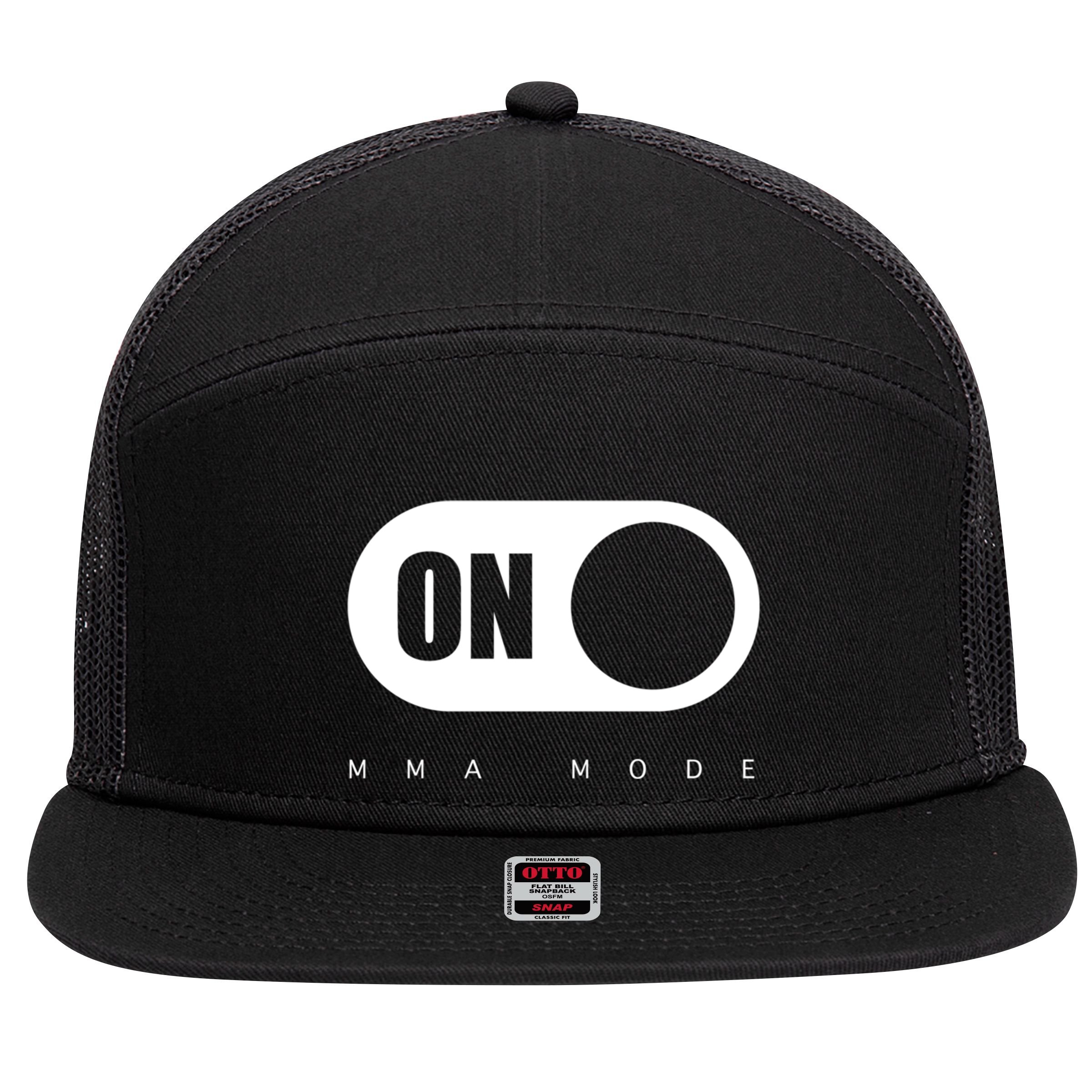 Mma Mode Mixed Martial Arts Meaningful Gift 7 Panel Mesh Trucker Snapback Hat