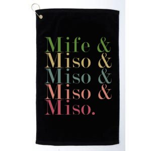 Mife & Miso & Miso & Miso & Miso Platinum Collection Golf Towel