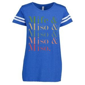 Mife & Miso & Miso & Miso & Miso Enza Ladies Jersey Football T-Shirt