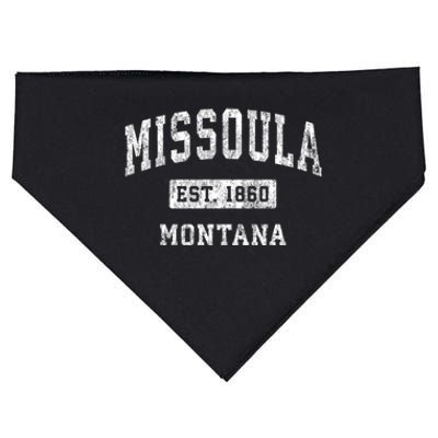 Missoula Montana Mt Vintage Established Sports USA-Made Doggie Bandana