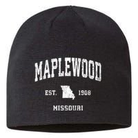 Maplewood Missouri Mo Vintage Athletic Sports Sustainable Beanie