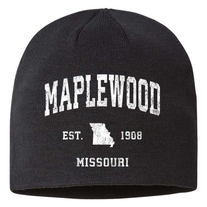 Maplewood Missouri Mo Vintage Athletic Sports Sustainable Beanie