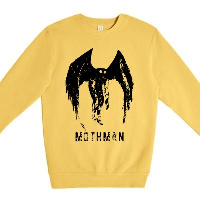 Mothman Monster Premium Crewneck Sweatshirt