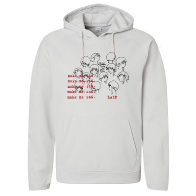 Make Me Mad Lain Performance Fleece Hoodie