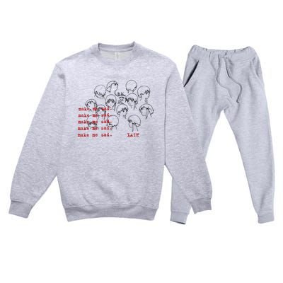 Make Me Mad Lain Premium Crewneck Sweatsuit Set