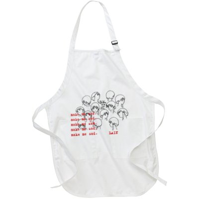 Make Me Mad Lain Full-Length Apron With Pockets