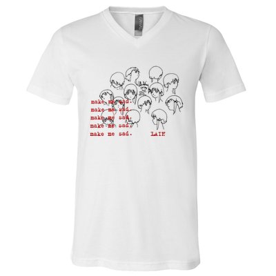 Make Me Mad Lain V-Neck T-Shirt