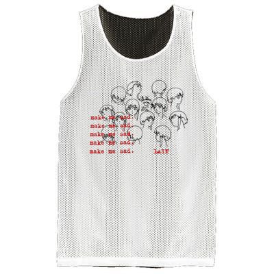 Make Me Mad Lain Mesh Reversible Basketball Jersey Tank