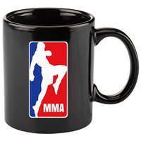 Mma Mixed Martial Arts Retro Fighting Fan Logo 11oz C Handle Ceramic Mug