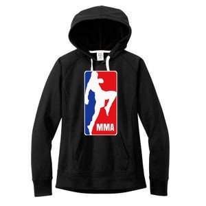 Mma Mixed Martial Arts Retro Fighting Fan Logo Women's Fleece Hoodie