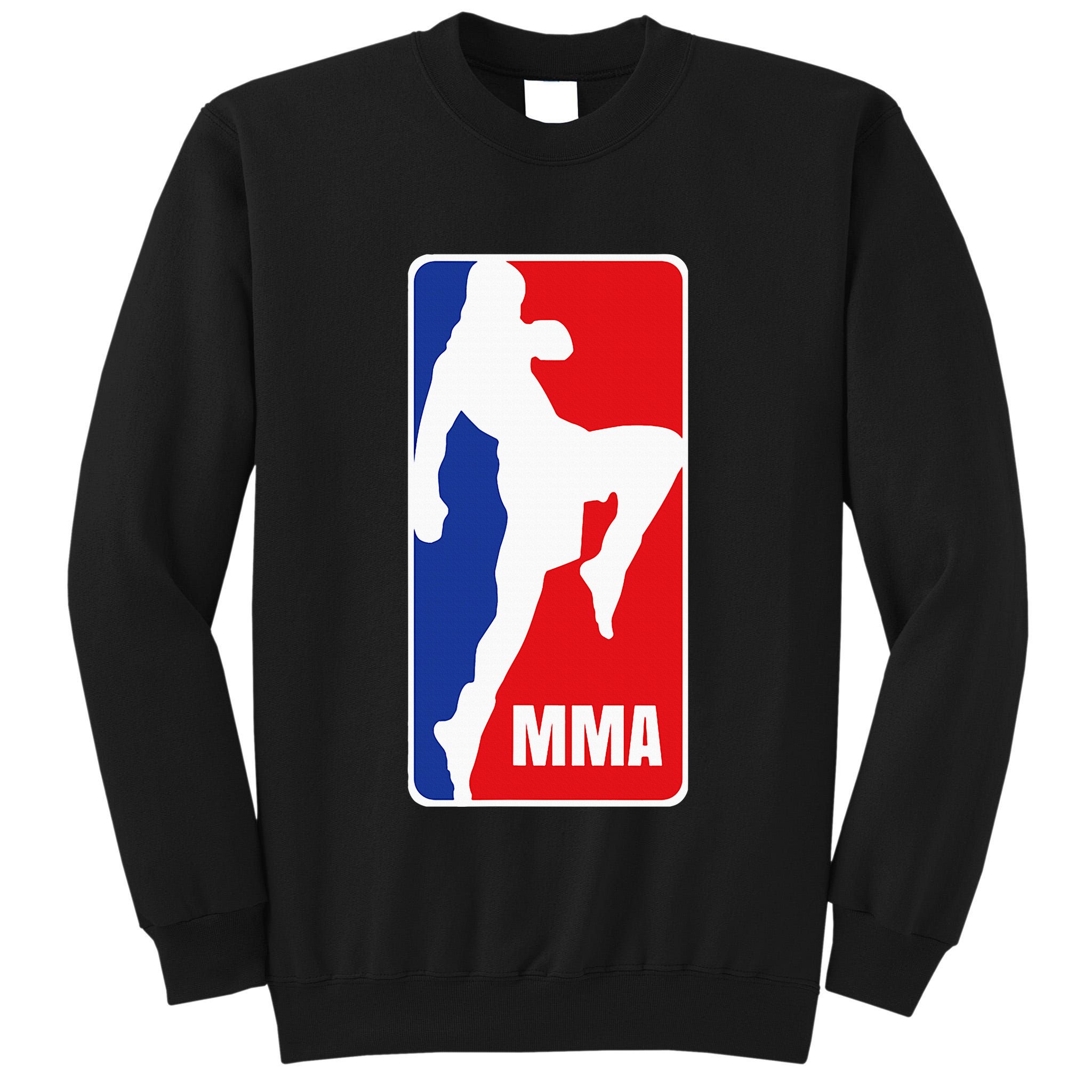 Mma Mixed Martial Arts Retro Fighting Fan Logo Tall Sweatshirt