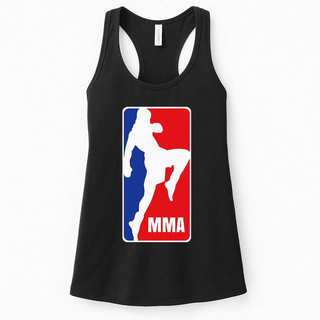 Mma Mixed Martial Arts Retro Fighting Fan Logo Womens Tank Top