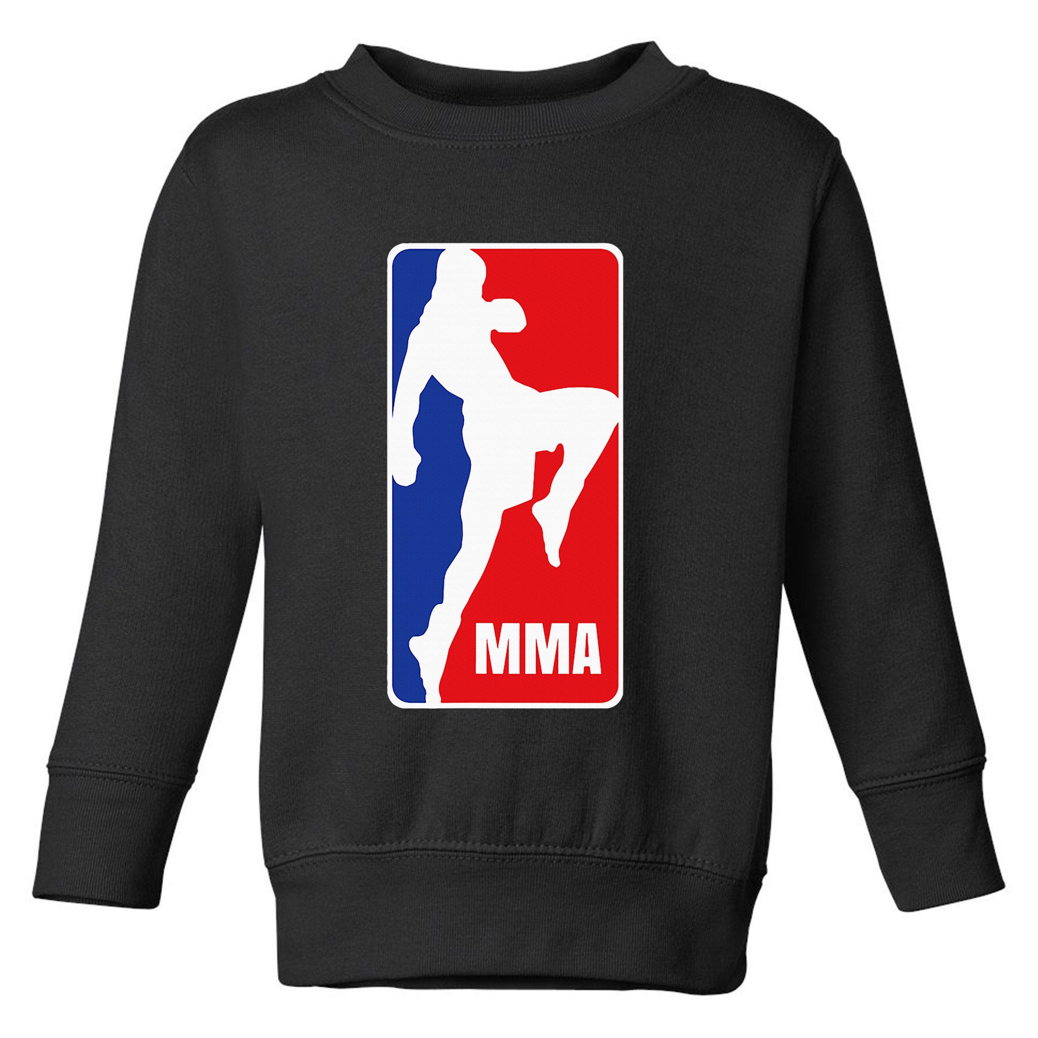 Mma Mixed Martial Arts Retro Fighting Fan Logo Toddler Sweatshirt