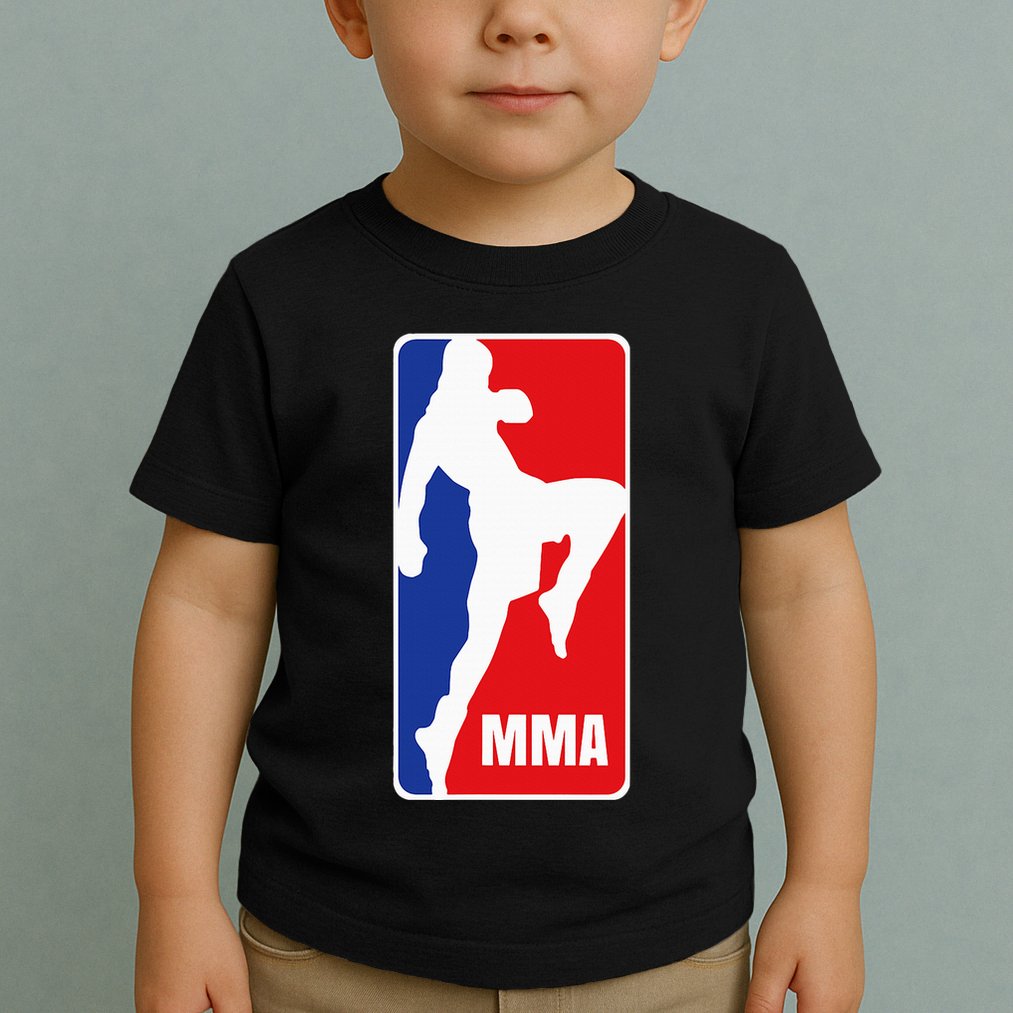 Mma Mixed Martial Arts Retro Fighting Fan Logo Toddler T-Shirt