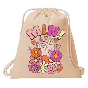 Mama & Mini Mommy & Daughter Mommy & Me Groovy Matching Drawstring Bag