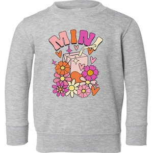 Mama & Mini Mommy & Daughter Mommy & Me Groovy Matching Toddler Sweatshirt