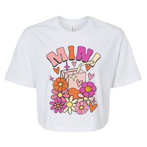 Mama & Mini Mommy & Daughter Mommy & Me Groovy Matching Bella+Canvas Jersey Crop Tee