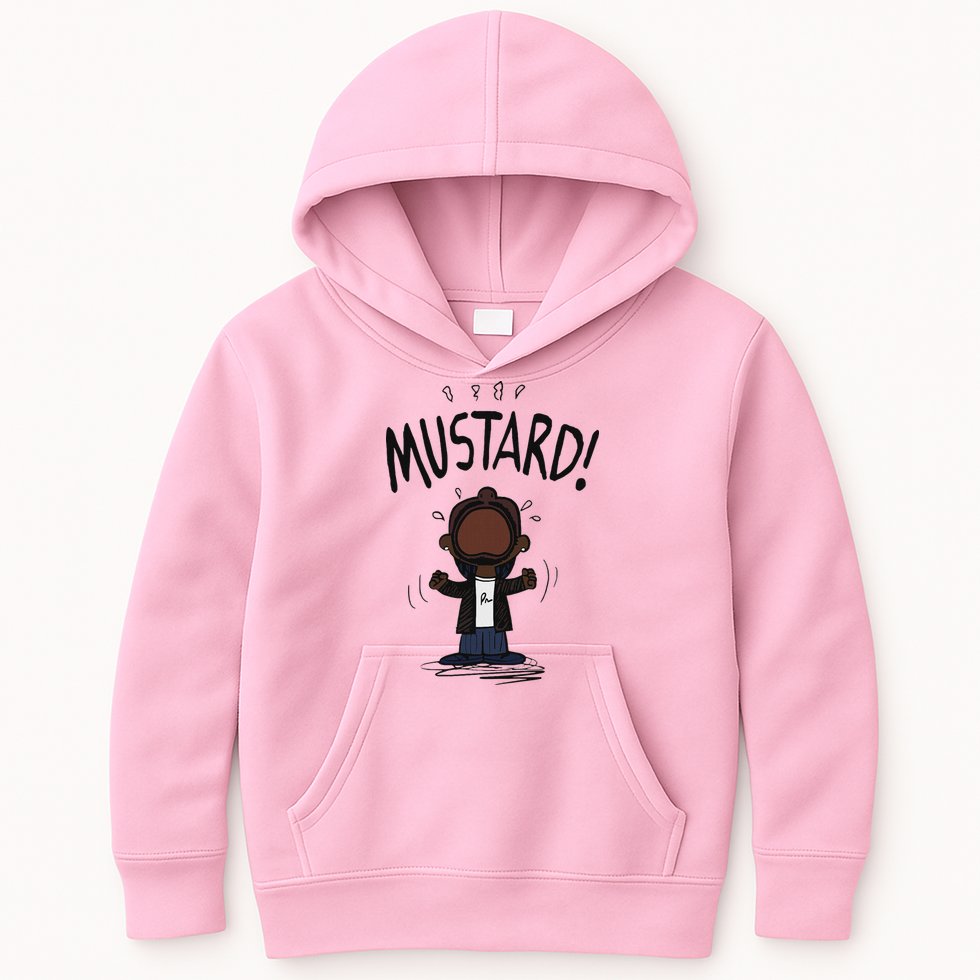 Mustard Meme Kids Hoodie