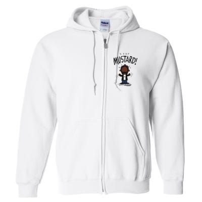 Mustard Meme Full Zip Hoodie