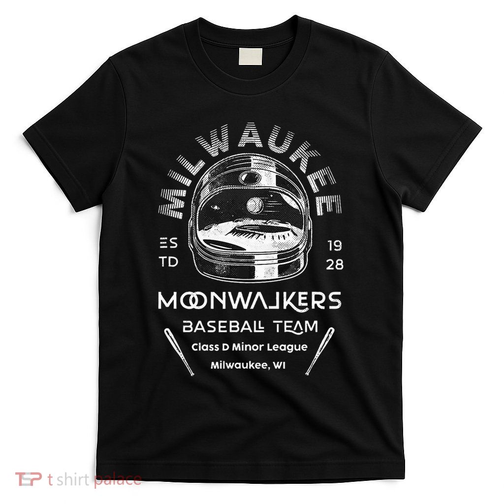Milwaukee Moonwalkers Minor League Retro Baseball Team T-Shirt