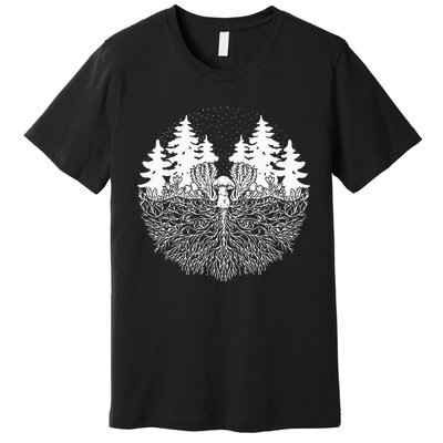 Mycelium Mushroom Premium T-Shirt