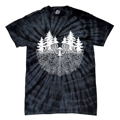 Mycelium Mushroom Tie-Dye T-Shirt