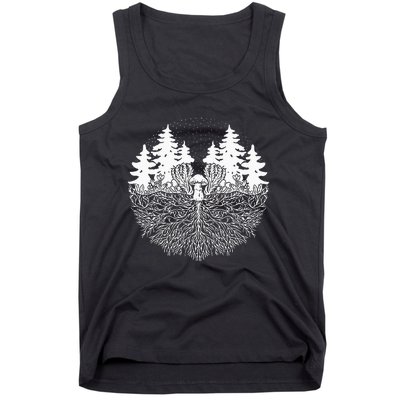 Mycelium Mushroom Tank Top