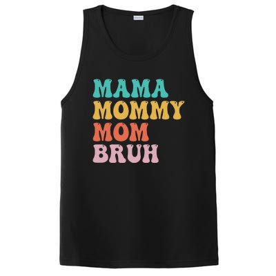 Mama Mommy Mom Bruh Funny Mothers Day for mom motherhood PosiCharge Competitor Tank