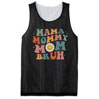 Mama Mommy Mom Bruh Retro Groovy Mothers Day Gifts Wo Mesh Reversible Basketball Jersey Tank