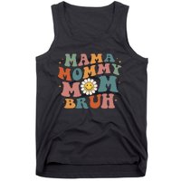 Mama Mommy Mom Bruh Retro Groovy Mothers Day Gifts Wo Tank Top