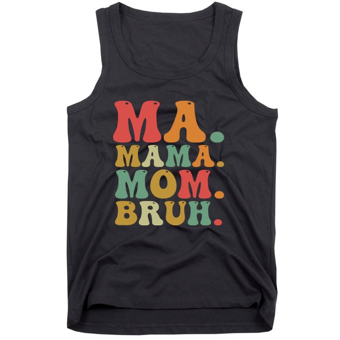 Ma Mama Mom Bruh Retro Tank Top