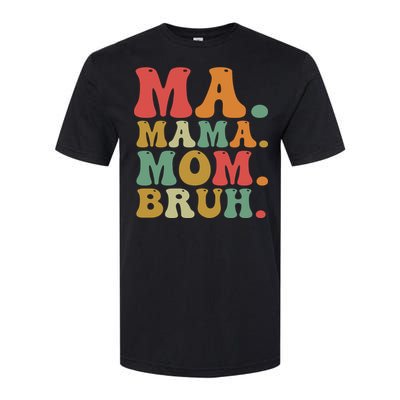 Ma Mama Mom Bruh Retro Softstyle® CVC T-Shirt