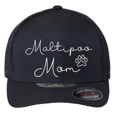 Maltipoo Mom Malitpoo Momma Maltipoo Mama Gift Flexfit Unipanel Trucker Cap