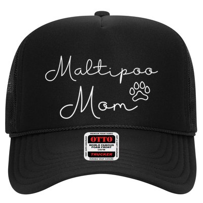 Maltipoo Mom Malitpoo Momma Maltipoo Mama Gift Trucker Hat