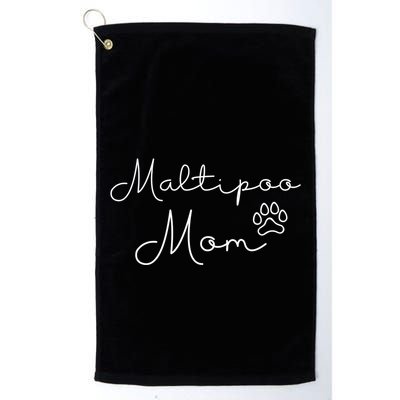 Maltipoo Mom Malitpoo Momma Maltipoo Mama Gift Golf Towel