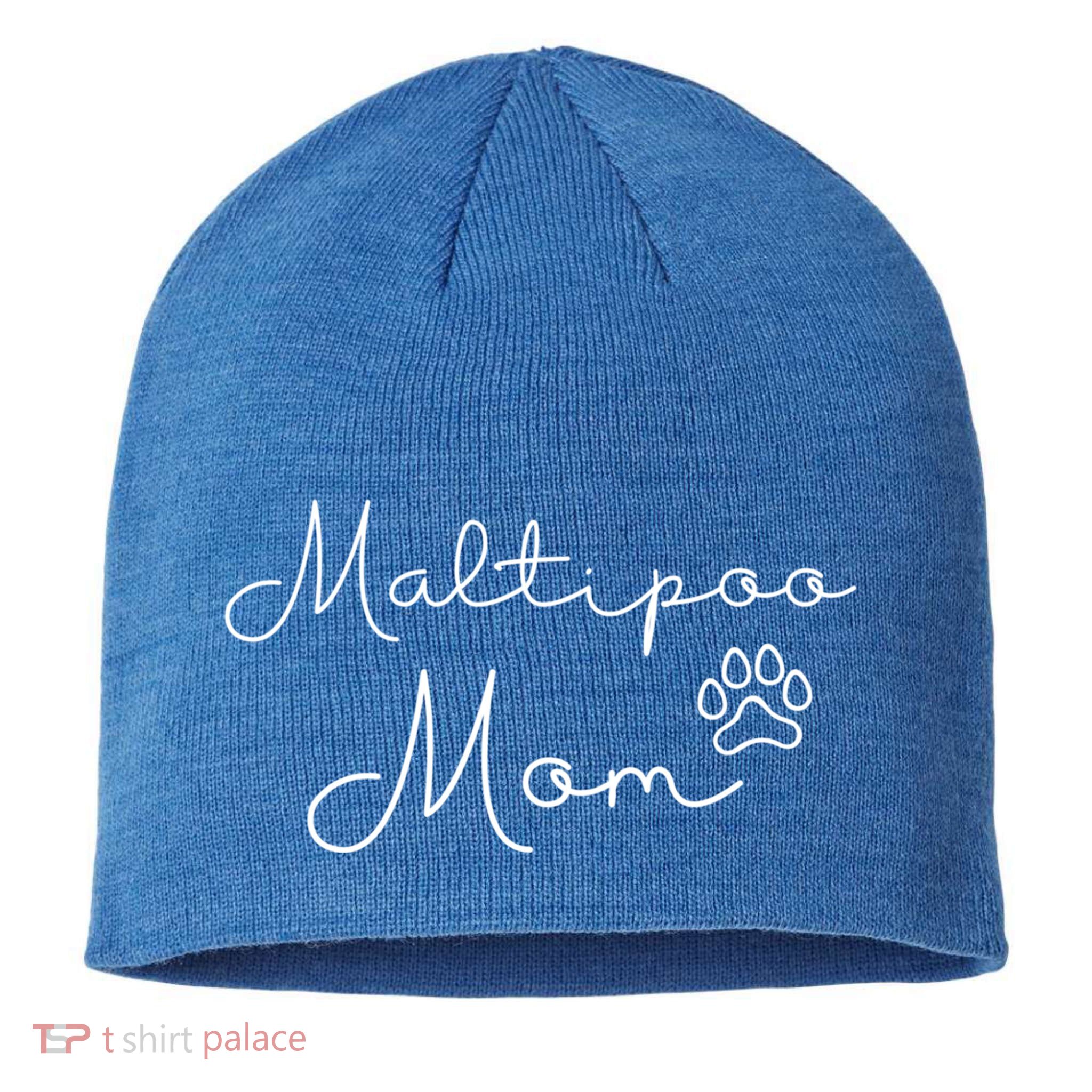 Maltipoo Mom Malitpoo Momma Maltipoo Mama Gift Sustainable Beanie