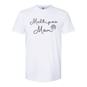 Maltipoo Mom Malitpoo Momma Maltipoo Mama Gift Softstyle CVC T-Shirt