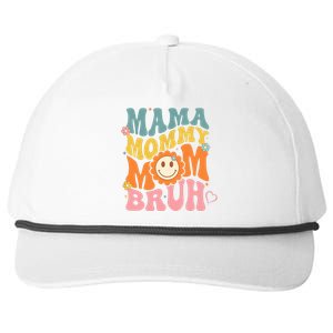 Mama Mommy Mom Bruh Mom Mother Snapback Five-Panel Rope Hat