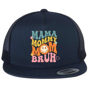 Mama Mommy Mom Bruh Mom Mother Flat Bill Trucker Hat