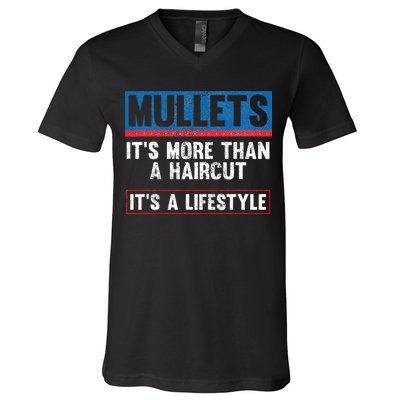 Make Morgan Mullets Great Again Country Music V-Neck T-Shirt