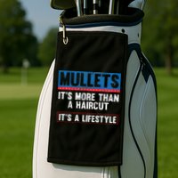 Make Morgan Mullets Great Again Country Music Golf Towel