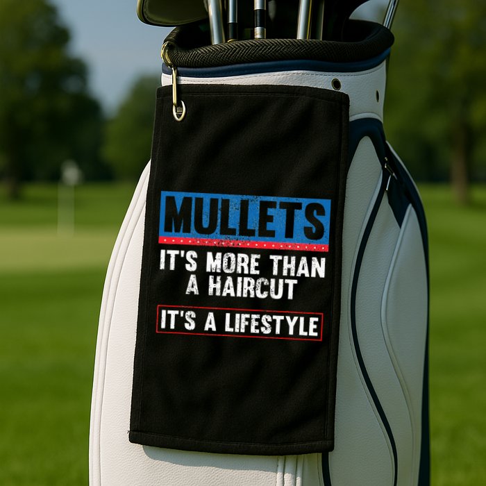 Make Morgan Mullets Great Again Country Music Golf Towel