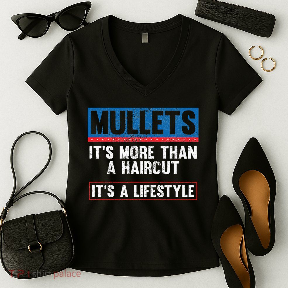 Make Morgan Mullets Great Again Country Music Women's V-Neck T-Shirt