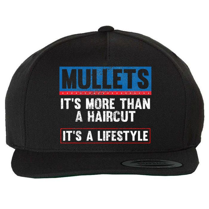Make Morgan Mullets Great Again Country Music Wool Snapback Cap
