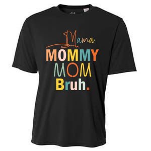 Mama Mommy Mom Bruh Funny Mothers Day Gifts for Mom Cooling Performance Crew T-Shirt