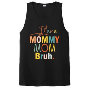 Mama Mommy Mom Bruh Funny Mothers Day Gifts for Mom PosiCharge Competitor Tank