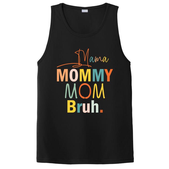 Mama Mommy Mom Bruh Funny Mothers Day Gifts for Mom PosiCharge Competitor Tank