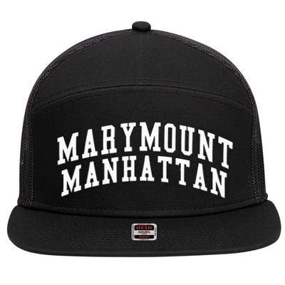 Marymount Manhattans 7 Panel Mesh Trucker Snapback Hat