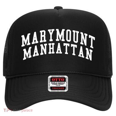 Marymount Manhattans High Crown Mesh Back Trucker Hat