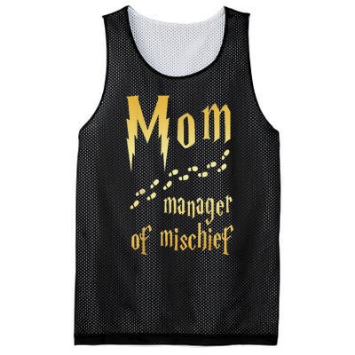 Magical Mom, Manager Of Mischief Mesh Reversible Basketball Jersey Tank